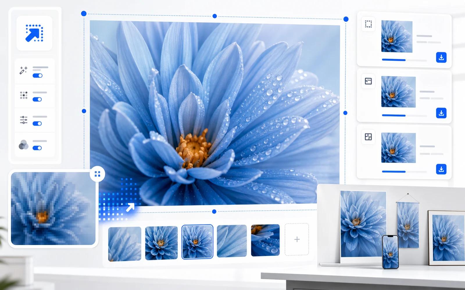 Image prepared for larger creative layouts