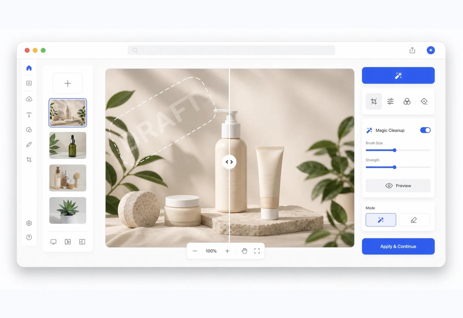 AI Watermark Remover in Codia Studio